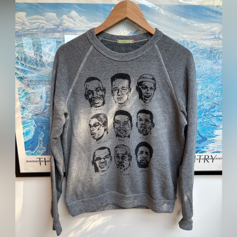 Seattle SuperSonics Gray Crewneck Sweater